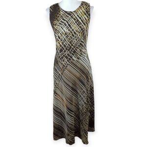 SIGNATURE BY ROBBIE BEE MAXI DRESS SZ.14 EUC.